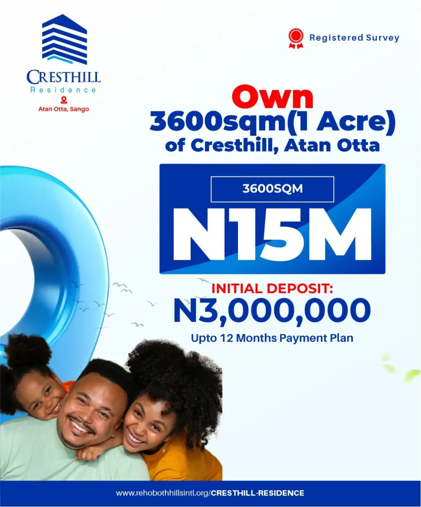 CRESTHILL NOW SELLING ACRE