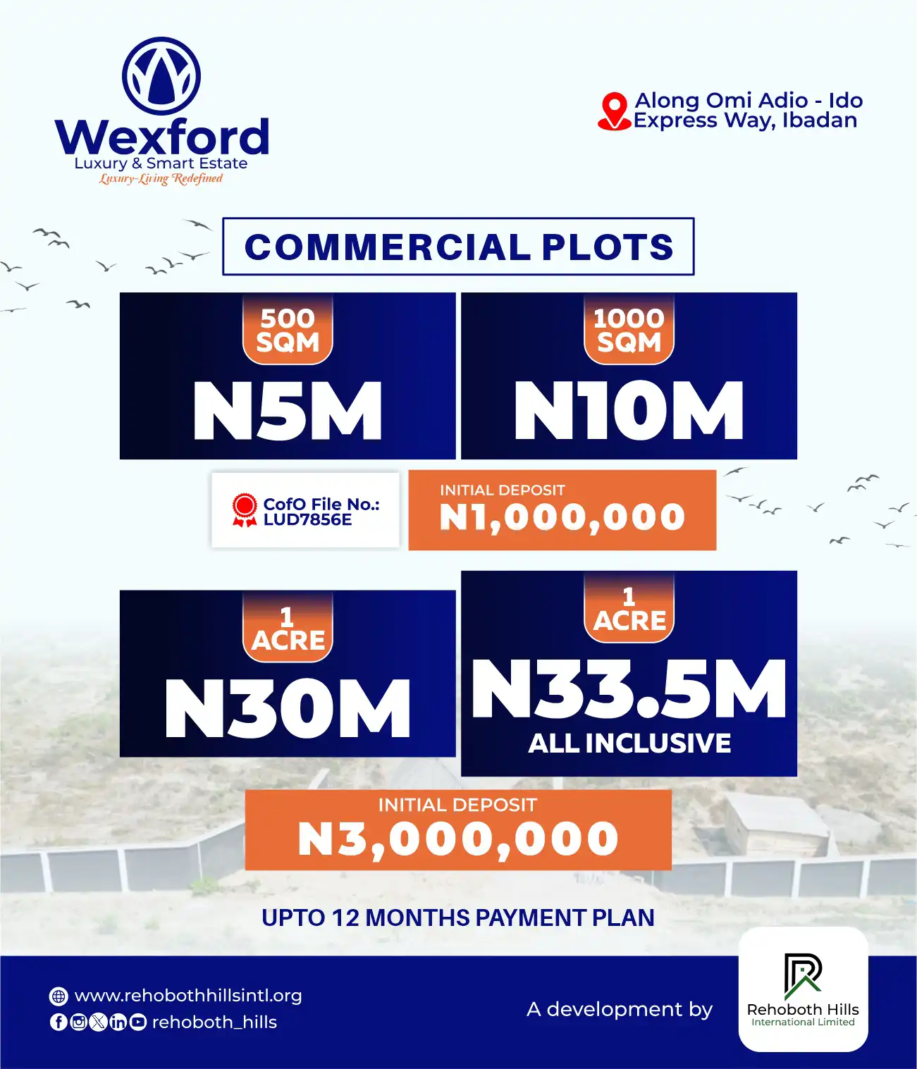 WEXFORD NOW SELLING COMMERCIAL