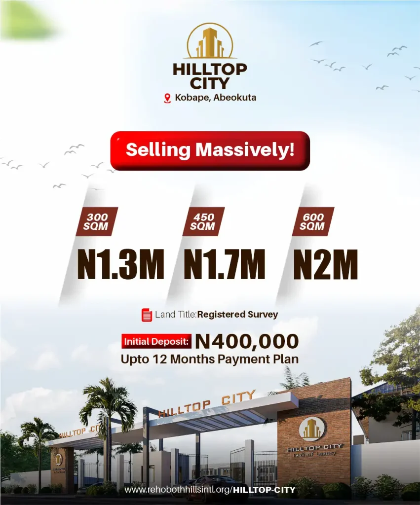 HILLTOP CITY NOW SELLING