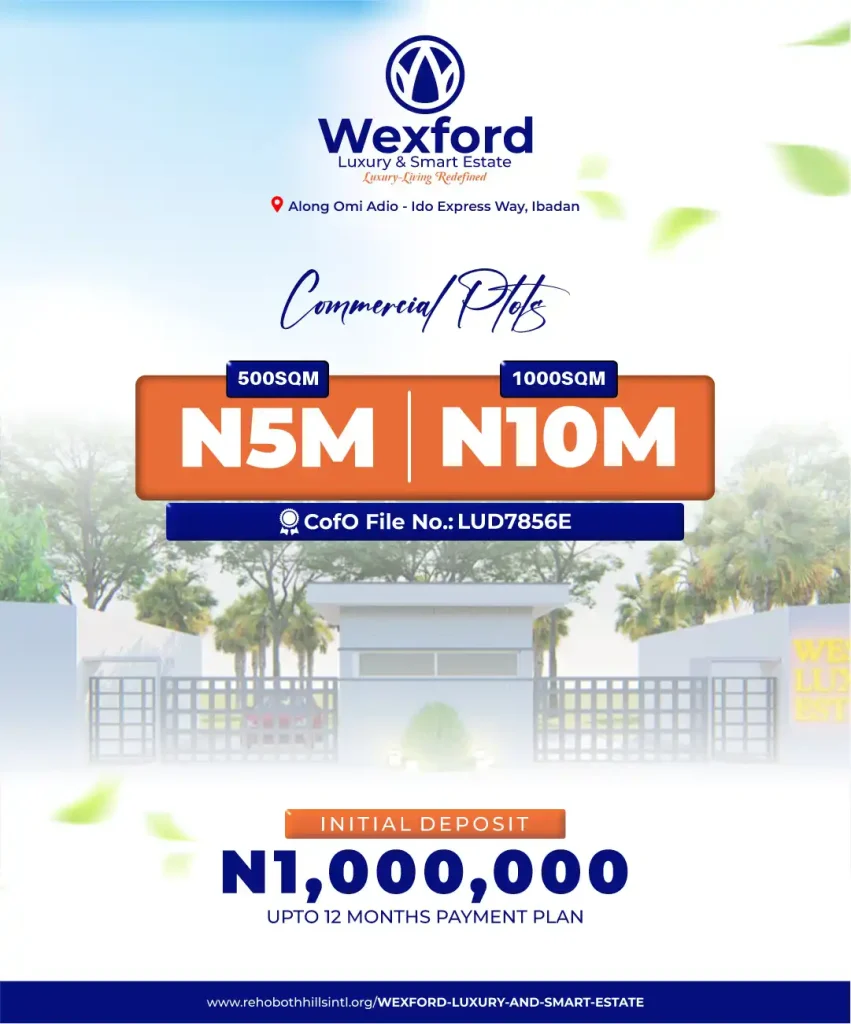 WEXFORD NOW SELLING COMMERCIAL